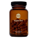 Moon Juice SuperYou Ashwagandha Suppléments avec Rhodiola, Shatavari & Amla - Réducteur Cortisol pour l'énergie, l'humeur, le focus et le stress, végétalien, non OGM et 100% traçable, 60 capsules, 30 portions