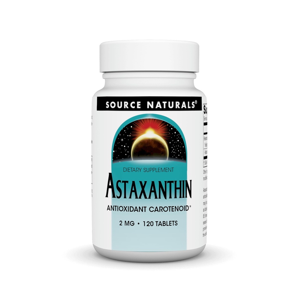 Astaxantina, Carotenoide Antiossidante*, 2 mg - 120 compresse
