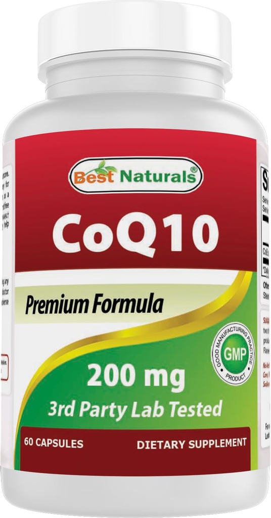 Best Naturals COQ10 200 mg, 60 Kapseln