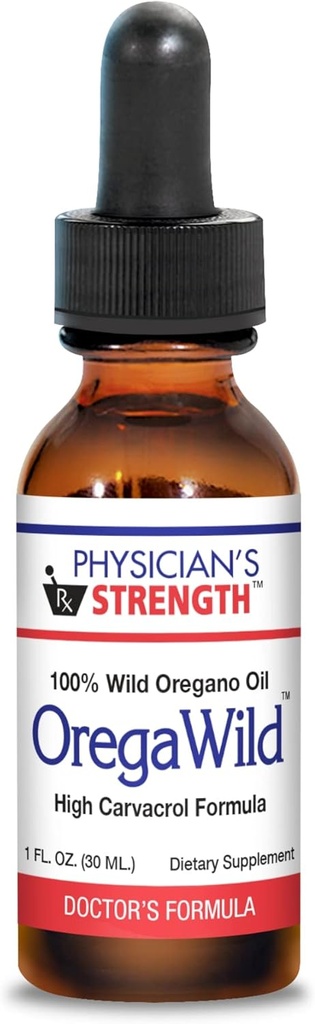 Résistance du médecin OregaWild - 30 ml - 100 % huile d'oregan sauvage - 432 portions