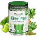 MacroLife Naturals Macro Greens Superfood Powder – 38 Superfoods con Probiotici, Enzimi Digestivi & Adaptogens | Non OGM, Vegan, Gluten Free | 18B CFU | 10 oz (30 Servings)