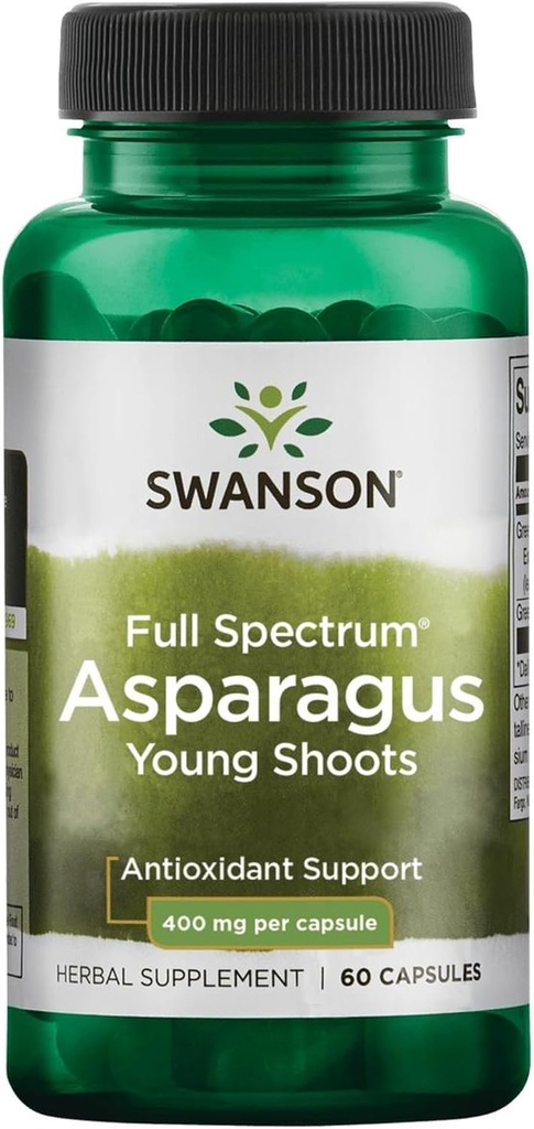 Swanson Asparagus Giovani Spara 400 Milligrammi 60 capsule