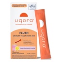 Uqora Flush - Urinary Tract* con D-Mannose, Vitamina C, Vitamina B6, Potassium, Magnesio e Calcio - Gluten-Free & Vegan - Pink Lemonade Flavor - 10 Pacchetti (1 Confezione)