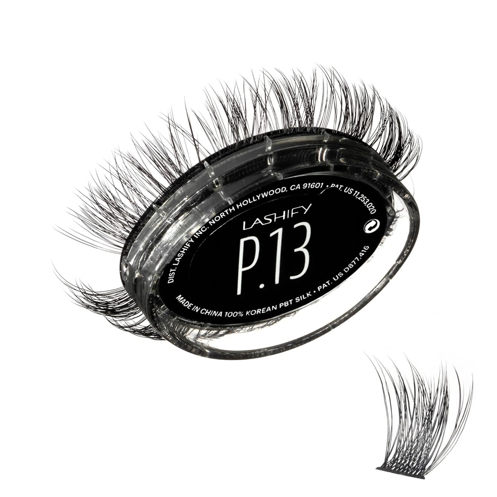 Lashify Plushy 13mm Gossamer Lashes in Schwarz, Easy DIY False Lashes für einen voluminösen aber dennoch natürlichen Look