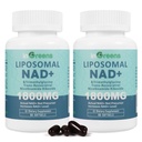 Liposal NAD+ Ergänzung 1800 mg mit Nicotinamid Riboside, Trans Resveratrol, Trimethylglycin, Ersetzt NMN, Boost NAD+, Aging Defense,Cellular Energy, 120 Softgels