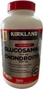 Kirkland Signature Glucosamine HCI 1500mg Sulfate de chondroïtine 1200mg 220 comprimés/nouveau comptage accru