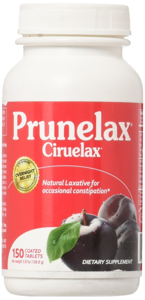 Prunelax Ciruelax Laxative, Tabletten 150 ea