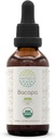 HerbEra Bacopa B60 USDA Organic Tincture | Alcohol-Free Extract, High-Potency Herbal Drops, Relax, Positive Cognitive Effect | Certified Organic Bacopa (Bacopa Monnieri) Dried Herb (2 fl oz)