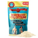 BodyBoost Whole Colostrum, 100% Bovine Colostrum Powder, Immun Booster mit Immunoglobulin & Lactoferrin, Gras Fed Colostrum für Gut Health, 16 Unzen