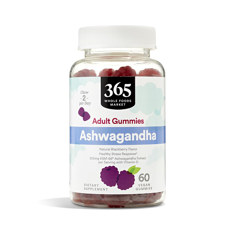 365 da Whole Foods Market, Ashwagandha Gummies, 60 Conte