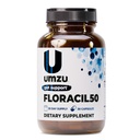 UMZU Floracil50 Prebiotici e Probiotici per donne + uomini, 50 miliardi di CFU per la digestione, Gut Health, Acidophilus, Rhamnousus, Immunità, Energia (30 capsule)