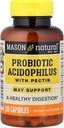 MASON NATURAL Probiotique Acidophilus avec Pectine, 100 Capsules