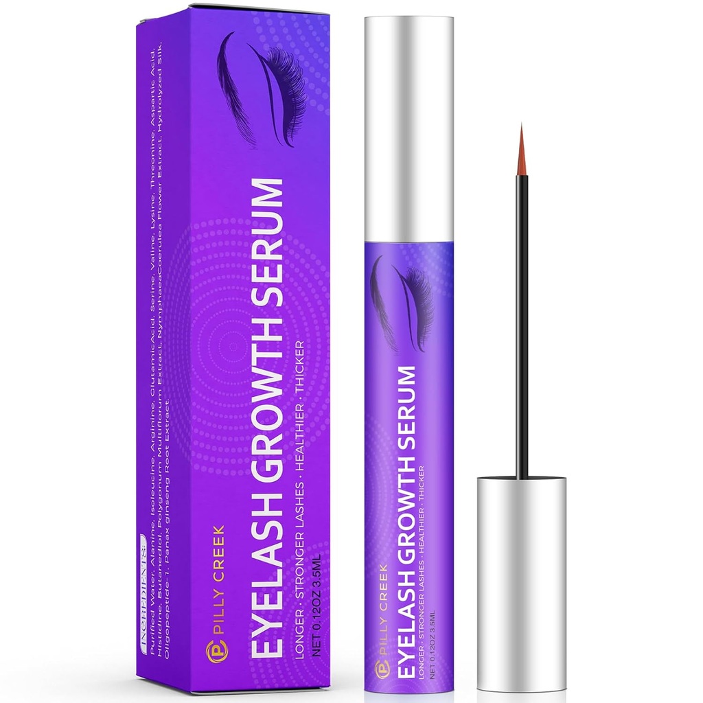 Premium Wimpernwachstum Serum und Augenbraue Enhancer, Lash Serum, Wimpern Serum, Boost Lash Growth Serum, Advanced Formula - Boost, Longer, Thicker, Fuller Lashes