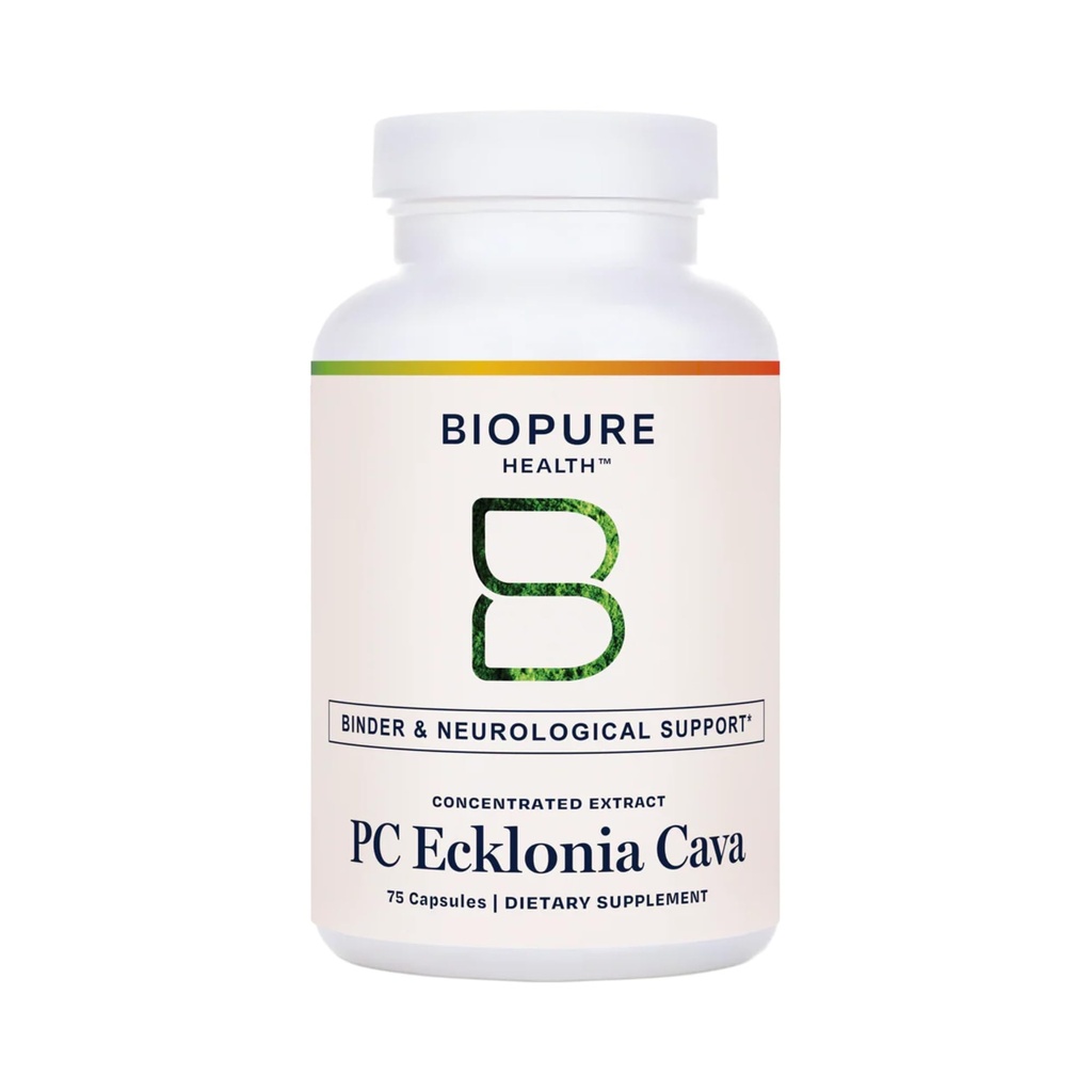 BioPure PC-Ecklonia Cava – Potent Brown Algae Botanical Extract Rich in Polyphenolen und 71 Trace Minerals, die neurologische Funktion, Zirkulation und allgemeine Wellness unterstützen - 75 Gemüsekapseln