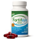Fortifeye Focus Augenpflege Supplement 30 Softgel Kapseln - Dreifach Carotenoid Einschließlich Astaxanthin, Lutein und Zeaxanthin Ergänzungen, Augen Vitamine, unterstützt Augen Fatigue und blauen Lichtschutz