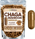 XPRS Nutra Chaga Mushroom Capsules - Premium USDA Chaga Mushrooms Capsules- Incapsulato Chaga Mushroom Powder per un Boost Immunity - Vegan Friendly Superfood per Chaga Tea and Beverages - 360 Count
