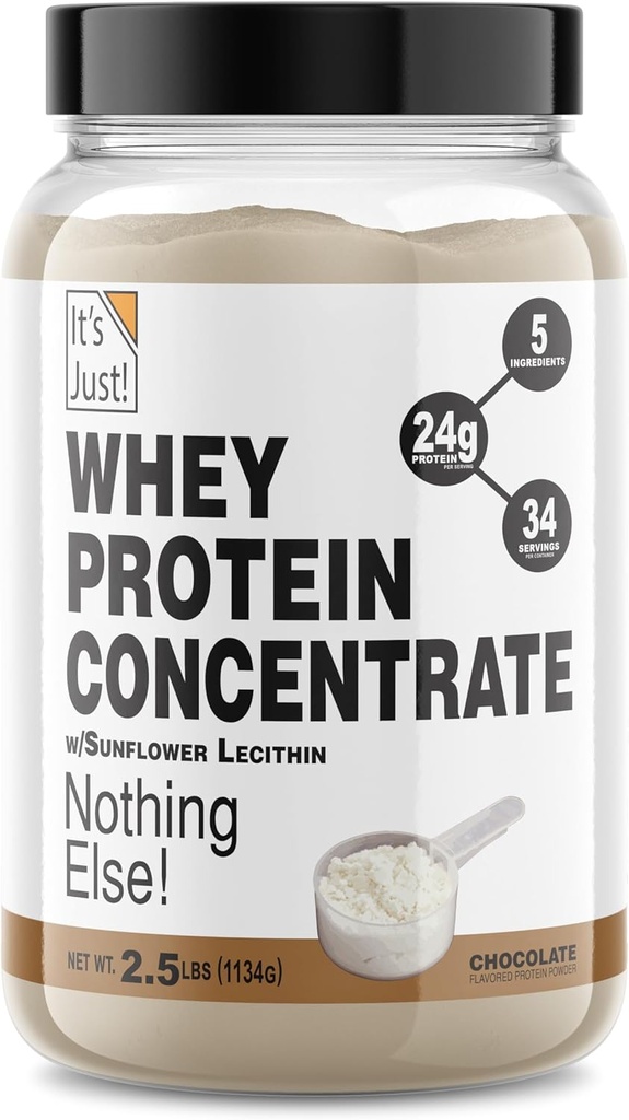 C'est juste ! Isolate de protéines de pois, base végétale, qualité premium, sans gluten, végétalien, kéto, produit du Canada, emballé aux États-Unis (2,5 livres, chocolat)