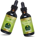 Gehen Sie Nährstoffe Uriva & Prostata Edge Prostata Ergänzung für Männer mit Pygeum und Saw Palmetto Extrakt Uric Acid Support Supplement, für gesünde Uric Acid Levels, die hilft, Probleme zu beheben