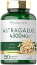 Carlyle Astragalus Root Capsules 4500mg | 150 Count | Vegetarisch, Non-GMO, Glutenfreie Ergänzung