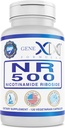 Genex Formeln NR Nicotinamid Riboside 500mg/Serving (120 Kapseln) NAD+ Precursor for Healthy Aging - GMP-Certified, Non-GMO, Gluten-Free, Vegetarian (1 Packung)