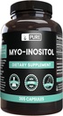 Ingrédients originaux purs Myo-Inositol (365 Capsules) Pas de Magnésium ou de Rice Filters, Toujours Pure, Verified Lab