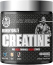 Série noire Monohydrate de créatine (300g) 100 portions Premium Micronized Creatine for Strength, Muscle Growth & Recovery