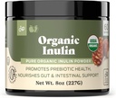 Inulin-Pulver 8oz, Verdauungsenzyme 100 Kapseln, Gallenblase Komplett 8oz, Liver Complete 8oz & Whole Psyllium Husk Pulver 100 Kapseln Bundle