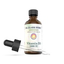 Dr Clark supplément de vitamine D liquide – 1000 UI, 1 Fl Oz, soutient le système immunitaire et la santé des os