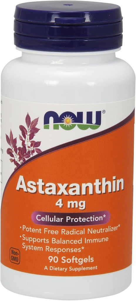Ora Foods Astaxanthin 4 mg - 90 Sgels 8 Pack