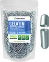 XPRS Nutra Size 3 capsule vuote - 1000 conta capsule Gelatin vuote - pillole DIY Capsule Filling - Pure Bovine Pill Gel Caps per Do-It-Yourself Supplements (argento)