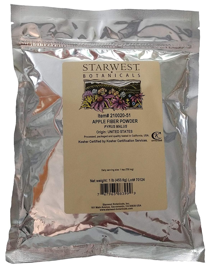 Apfelfaserpulver 1 LB