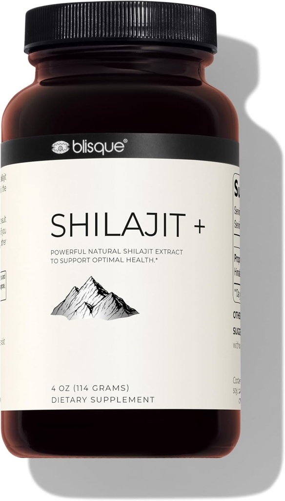 Blisque - Poudre d'extrait de chilajit biologique de l'Himalaya pur.