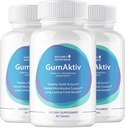 Supplément de santé buccodentaire GumAktiv – 3,5 milliards de probiotiques, soutient l'équilibre oral naturel, nettoie la bouche, favorise la santé des gencives et des dents, non OGM, sans gluten.