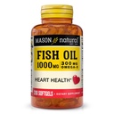 MASON NATURAL Omega,3 Fischöl, 200,Day Supply, 1000mg mit EPA und DHA für Joint Support, Softgel Pillen