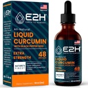 E2H Curcumine curcuma curcuma curcuma curcuma curcuma curcuma curcuma curcuma liquide pour une meilleure composition - Support articulaire naturel - Extrait de racine curcuma avec des graines de poivre noir - Boost Your Health - Vegan - Non-OGM - 2 Fl Oz
