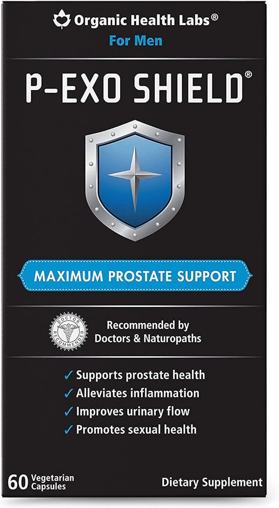 Bio Health Labs P-ExoShield Komplette Prostata-Unterstützung mit Saw Palmetto, 60 Veggie Kapseln
