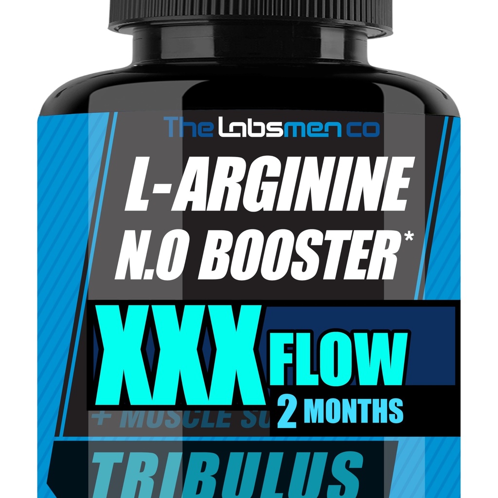 L Arginine Nitric Oxid Ergänzungen für Männer - Happy Wife, Happy Nights Hilfe Erhöhung der Blutflusszirkulation, Muskelpumpe Pre Workout, Männliche Ausdauer w/Tribulus - 2 Mons