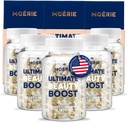 Moerie Hair Growth Supplement für Damen und Herren - Haar Haut und Nägel Vitamine mit Biotin, Q10 & Minerals - Für Thicker, Fuller Hair & Hair Loss Treatment - Advanced Beadlet Delivery System - 360 Pillen