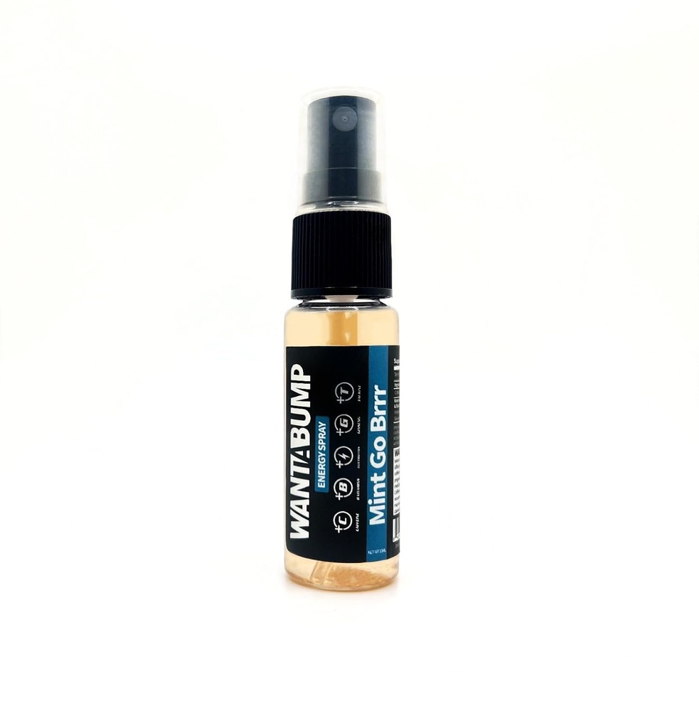 Möchten Sie ein Bump Energy Spray &amp; Breath Freshener | 400mg Caffeine | B 3, 6, 12 Vitamin Spray | Elektrolyte Spray | Keine Jitter | Kein Crash | Oral Spray