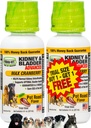Premium Facile à doser liquide pour tous les chiens avec canneberge et D-mannose: Formule de chien complète pour le rein et le soutien des vérins