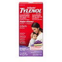 Tylenol de l'enfant anti-douleur liquide et traitement de la fièvre, suspension orale, acétaminophène pour la gorge, les maux de tête et les dents, analgésique et réducteur de fièvre pour les enfants; arômes de raisin, 2 fl. oz.; boîte de 1