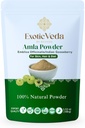 Polvere di Amla | 100% Pure & Natural Indian Gooseberry | Integratore di erbe ayurvedica per la cura dei capelli, Glow & Wellness | Non-GMO, No Additivi, Preservativi o Filler | 100g Pouch