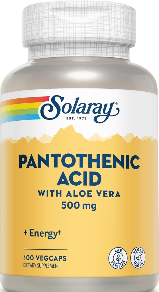 Solaray Pantothensäure 500mg -100 Caps