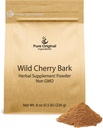 PURE ORIGINAL INGREDIENTS Wild Cherry Bark (8 oz) Nicht GVO, keine Füllstoffe oder Zusatzstoffe