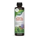 Via della natura Olio di lino organico Super Lignan, Omega-3, 6, 9 acidi grassi(1), a freddo, non raffinato, Hexane Free, 16 Fl Oz (Packaging May Vary)