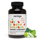 Zenkgo Multivitamine + Bio Vollnahrung + Antibiotika für Frauen, unterstützt Immunität, Verdauung, Energie, Gut Gesundheit, Vitamine A, E, B6, B12, Vegan D3, K2 (MK-7), Folate, Mineralien, Superfoods(60Ct/30Day)