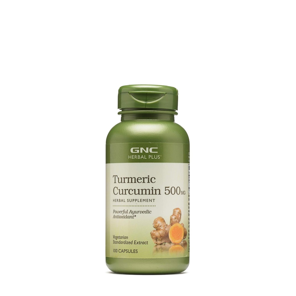 GNC Kräuter Plus - Kurkuma 500mg 100 Kapseln