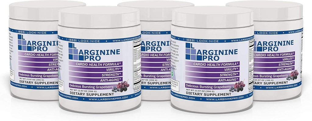 L-ARGININE PRO | 5.500mg L-Arginin Plus L-Citrulline 1100mg Pulver-Getränk-Misch-Ergänzung für erhöhte Stickoxid-Produktion