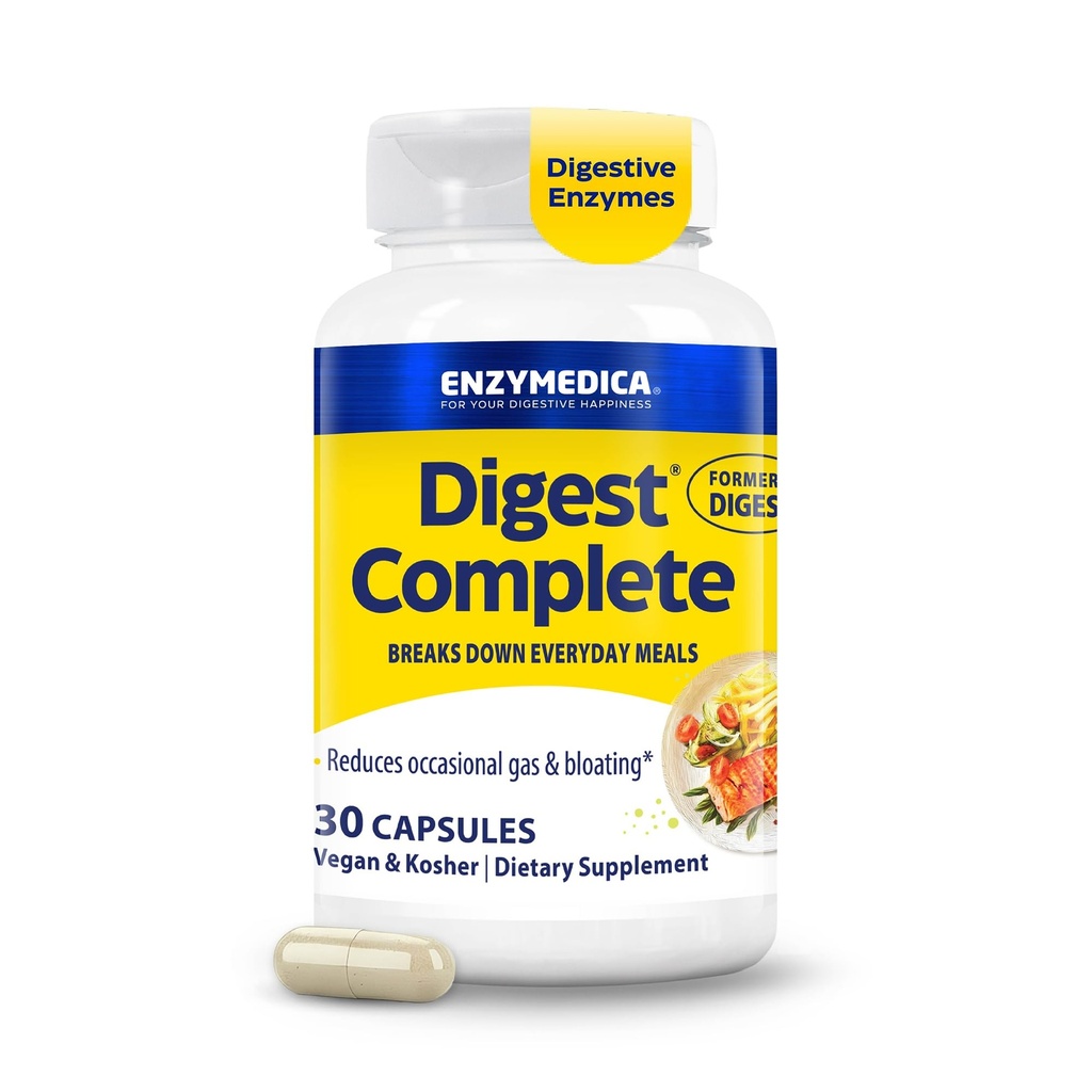 Enzymedica - Digest, Formula completa di enzima digestivo, 30 capsule