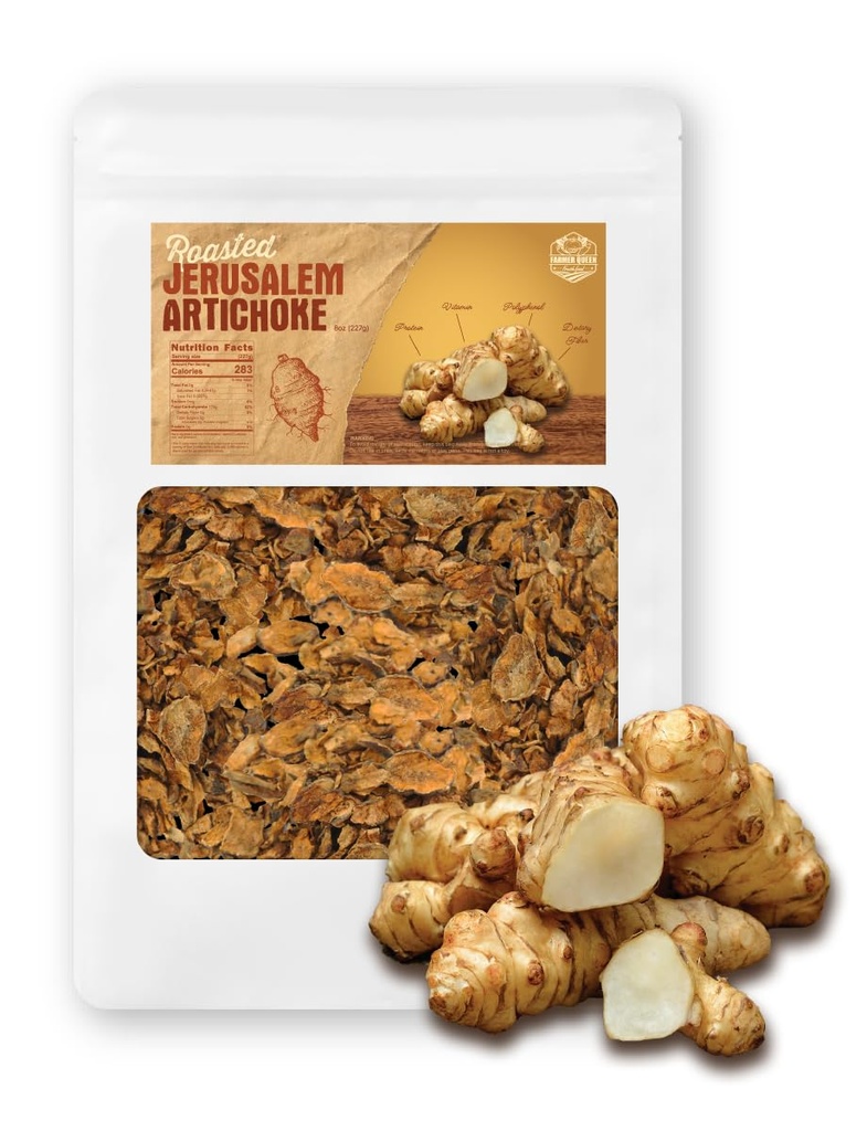 (8oz) Fermier Reine rôti Jérusalem Artichaut Helianthus Tuberosus riche Inuline Polyphénol Dietary Fibre
